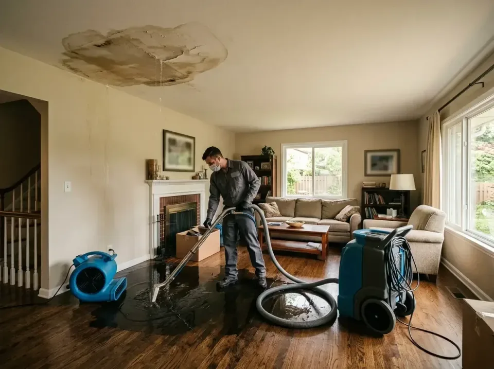 attic-pipe-burst-ceiling-drip-008 — frequently asked questions, Water Damage Restoration & Carpet Care in Tullahoma, TN